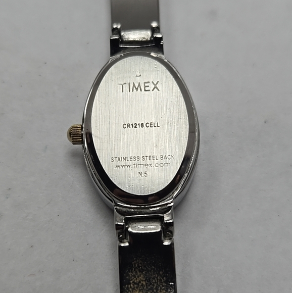 Womens Timex N5 Two-Tone Watch Mother Of Pearl Dial New Battery - Picture 11 of 11